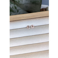 1.37&nbsp;Ct.Tw.Total Carat Weight Peach Morganite Pair from Brazil Life Style