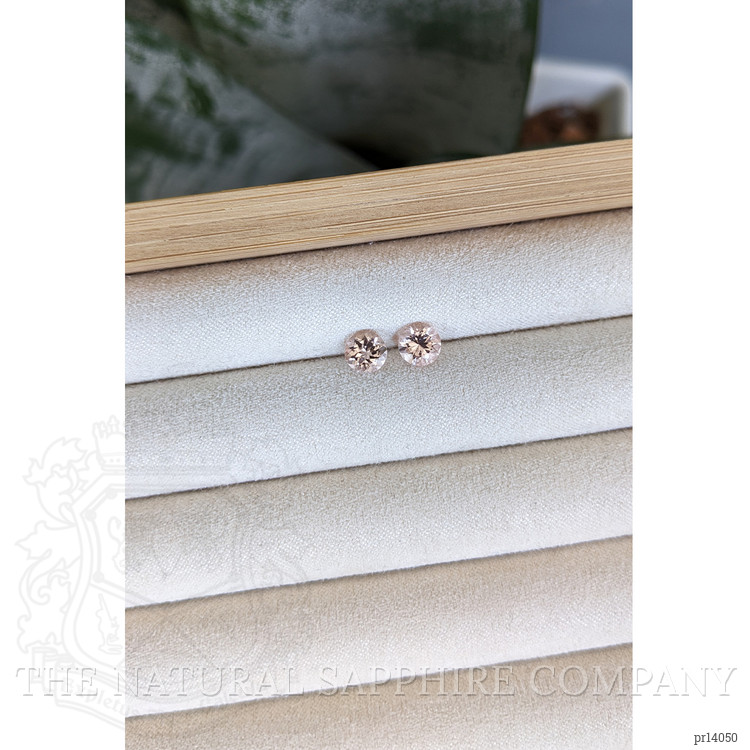 1.37 Ct.Tw. Peach Morganite Pair from Brazil