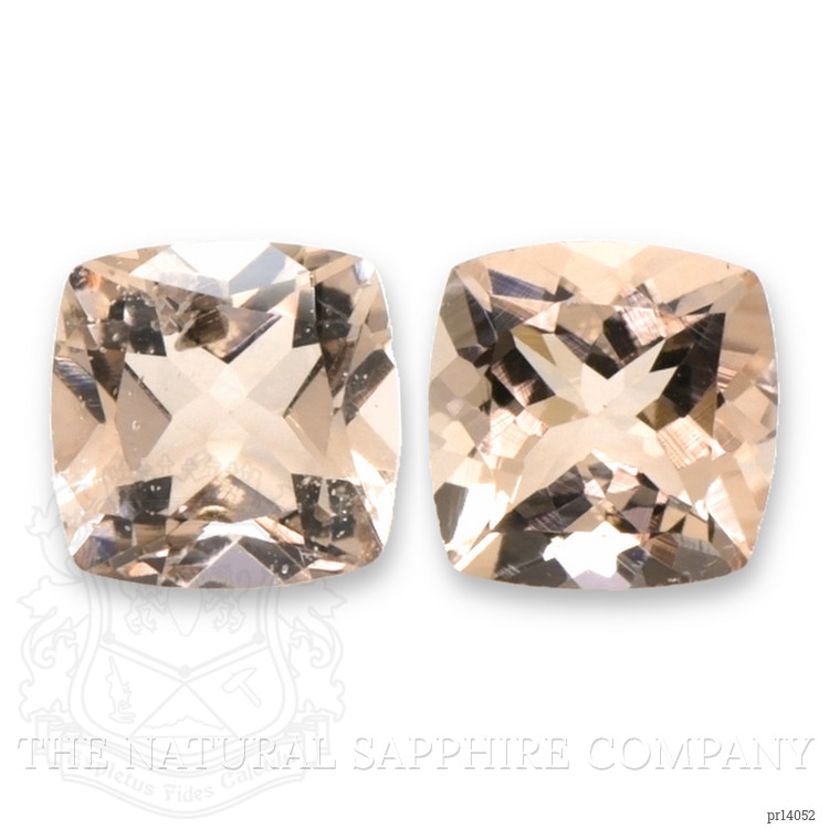 1.77 Ct.Tw. Peach Morganite Pair from Brazil