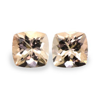 1.71 Ct.Tw.Total Carat Weight Peach Morganite Pair from Brazil Video