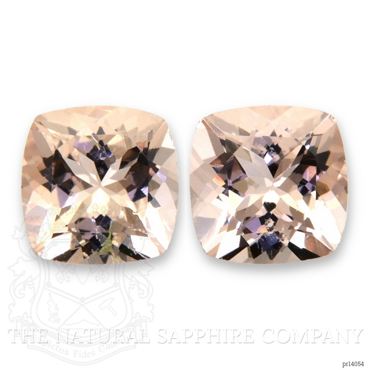 1.92 Ct.Tw. Peach Morganite Pair from Brazil