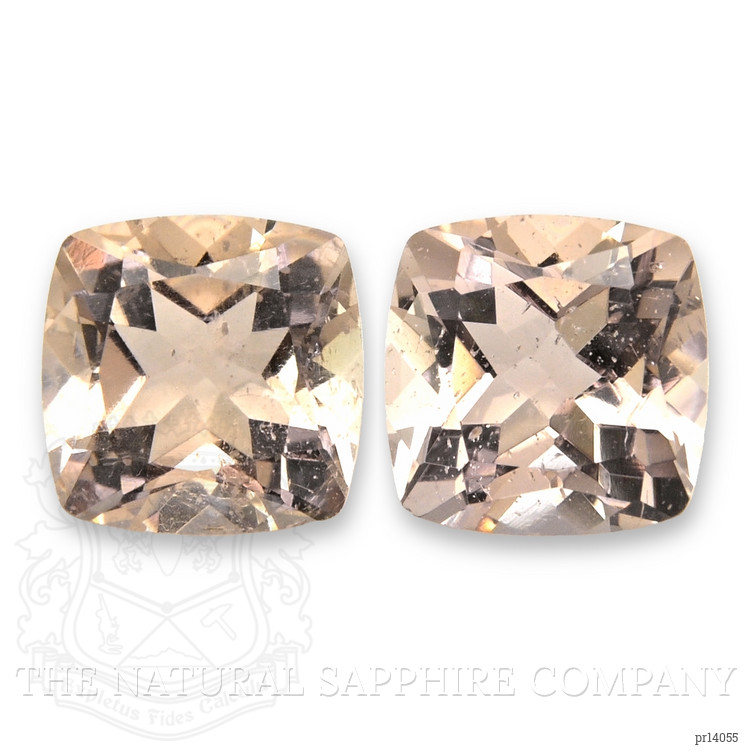 1.86 Ct.Tw. Peach Morganite Pair from Brazil