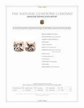 1.99 Ct.Tw.Total Carat Weight Peach Morganite Pair from Brazil Scan Report