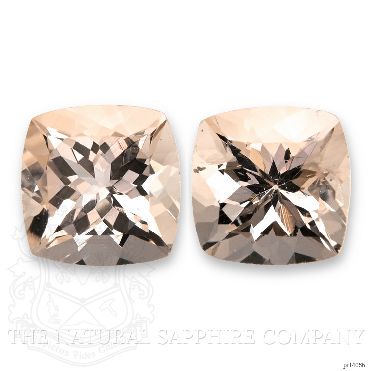 1.99 Ct.Tw. Peach Morganite Pair from Brazil