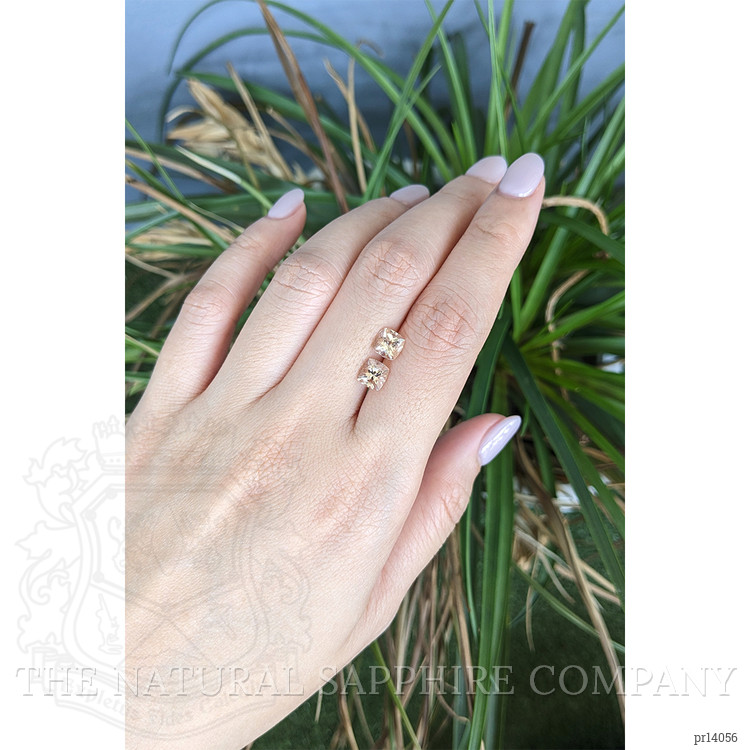 1.99 Ct.Tw. Peach Morganite Pair from Brazil