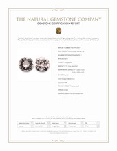 1.33 Ct.Tw.Total Carat Weight Pink Morganite Pair from Brazil Scan Report