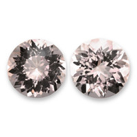1.33 Ct.Tw.Total Carat Weight Pink Morganite Pair from Brazil Video