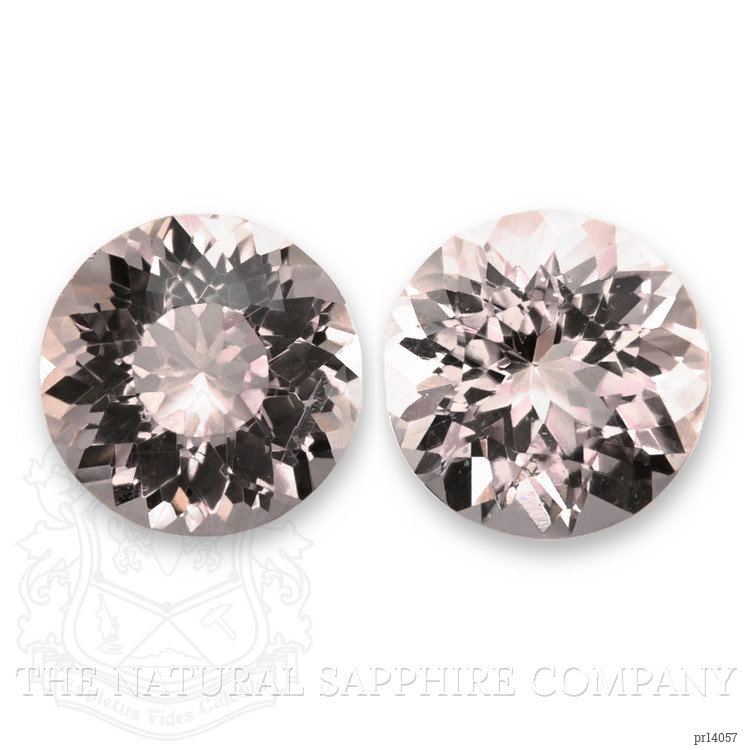 1.33 Ct.Tw. Pink Morganite Pair from Brazil