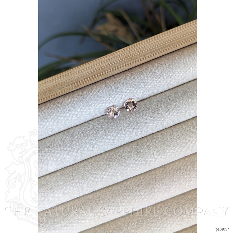 1.33 Ct.Tw. Pink Morganite Pair from Brazil
