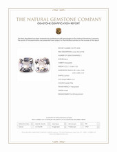 2.38 Ct.Tw.Total Carat Weight Purplish Pink Morganite Pair from Brazil Scan Report