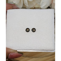 1.28&nbsp;Ct.Tw.Total Carat Weight Greenish Brown Star Sapphire Pair from Ceylon (Sri Lanka) Life Style