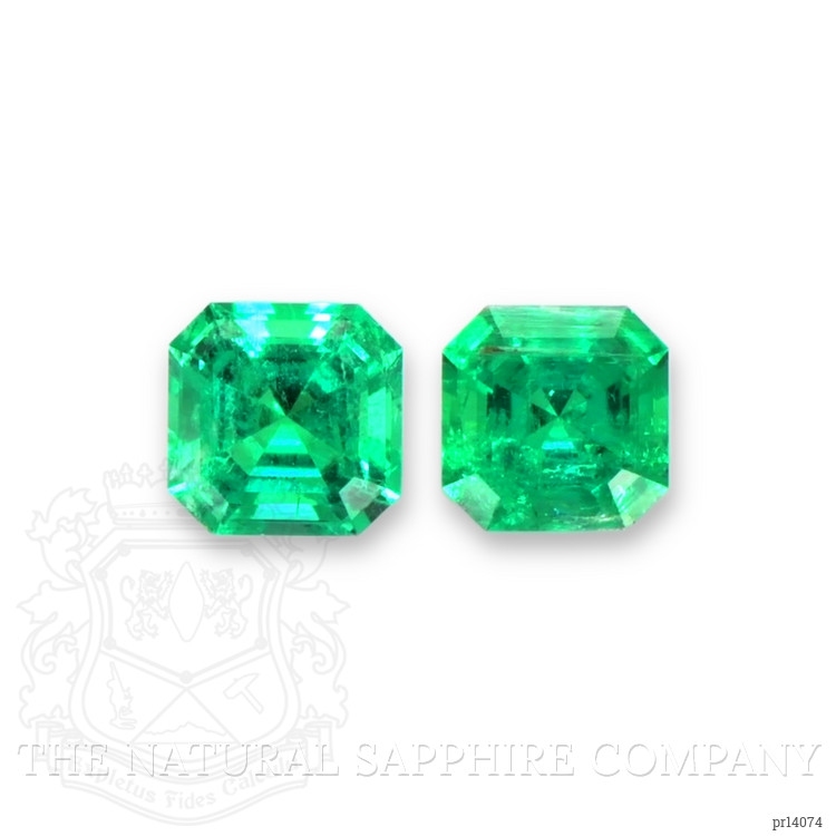 0.49 Ct.Tw. Emerald Pair from Zambia
