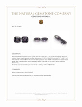 3.20 Ct.Tw.Total Carat Weight Purple Spinel Pair from Burma (Myanmar) Appraisal