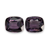 4.33&nbsp;Ct.Tw.Total Carat Weight Purple Spinel Pair from Burma (Myanmar) Video