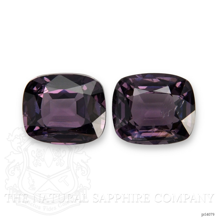 4.33 Ct.Tw. Purple Spinel Pair from Burma (Myanmar)