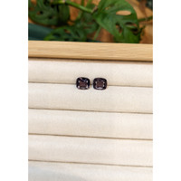 4.33&nbsp;Ct.Tw.Total Carat Weight Purple Spinel Pair from Burma (Myanmar) Life Style