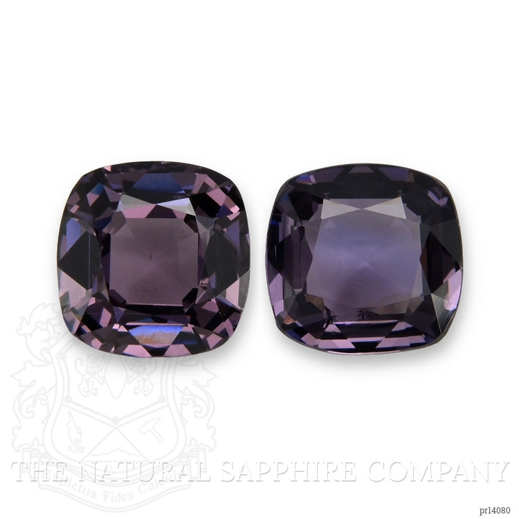 3.21 Ct.Tw. Purple Spinel Pair from Burma (Myanmar)
