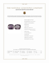 4.14&nbsp;Ct.Tw.Total Carat Weight Purple Spinel Pair from Burma (Myanmar) Scan Report