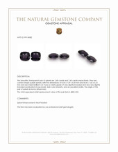4.83 Ct.Tw.Total Carat Weight Purple Spinel Pair from Burma (Myanmar) Appraisal