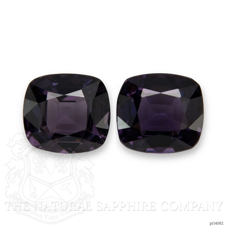 4.83 Ct.Tw. Purple Spinel Pair from Burma (Myanmar)