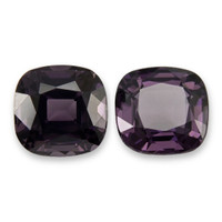 4.14&nbsp;Ct.Tw.Total Carat Weight Purple Spinel Pair from Burma (Myanmar) Video