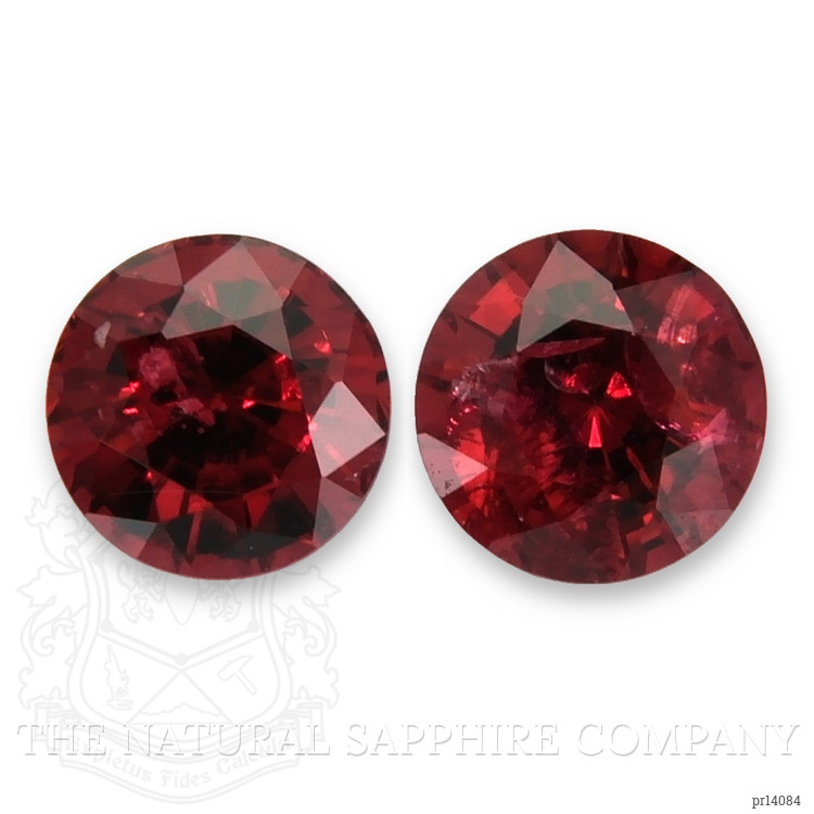 0.60 Ct.Tw. Red Spinel Pair from Burma (Myanmar)