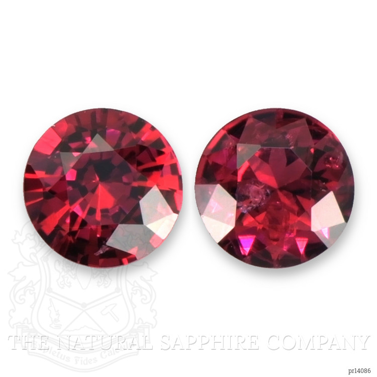 0.45 Ct.Tw. Red Spinel Pair from Burma (Myanmar)
