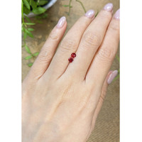 0.45&nbsp;Ct.Tw.Total Carat Weight Red Spinel Pair from Burma (Myanmar) Life Style