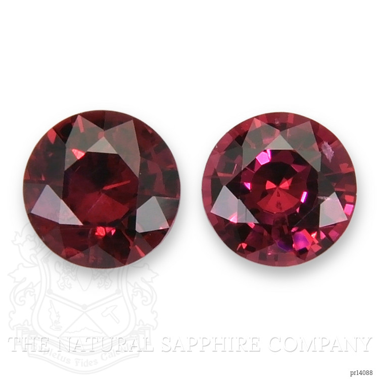 0.55 Ct.Tw. Red Spinel Pair from Burma (Myanmar)