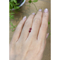 0.50&nbsp;Ct.Tw.Total Carat Weight Red Spinel Pair from Burma (Myanmar) Life Style