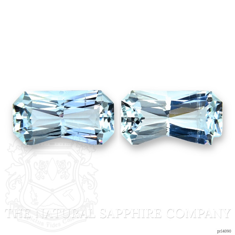 6.23 Ct.Tw. Blue Aquamarine Pair from Brazil