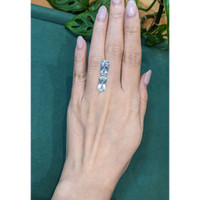 6.23 Ct.Tw.Total Carat Weight Blue Aquamarine Pair from Brazil Life Style