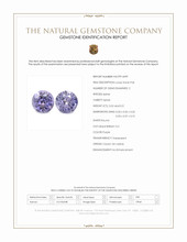1.03&nbsp;Ct.Tw.Total Carat Weight Purple Spinel Pair from Ceylon (Sri Lanka) Scan Report