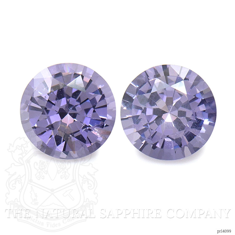 1.03 Ct.Tw. Purple Spinel Pair from Ceylon (Sri Lanka)