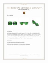 2.23 Ct.Tw.Total Carat Weight Tsavorite Garnet Pair from Madagascar Appraisal