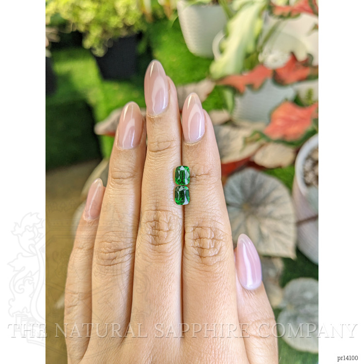 2.23 Ct.Tw. Tsavorite Garnet Pair from Madagascar