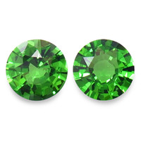 1.00 Ct.Tw.Total Carat Weight Tsavorite Garnet Pair from Madagascar Video