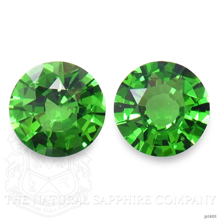 1.00 Ct.Tw. Tsavorite Garnet Pair from Madagascar
