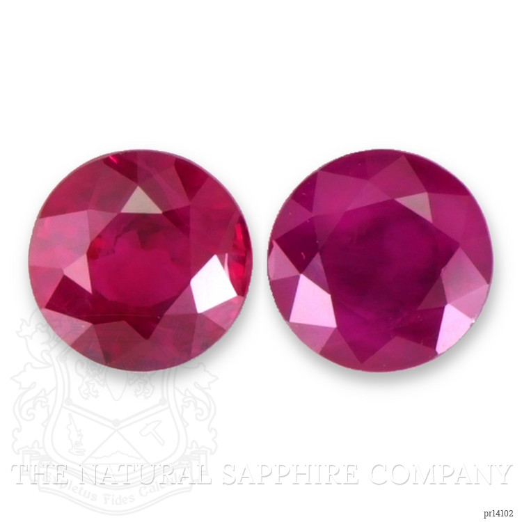 1.27 Ct.Tw. Ruby Pair from Mozambique