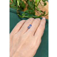 1.25&nbsp;Ct.Tw.Total Carat Weight Blue Sapphire Pair from Ceylon (Sri Lanka) Life Style