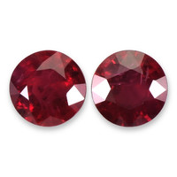 2.13 Ct.Tw.Total Carat Weight Ruby Pair from Mozambique Video