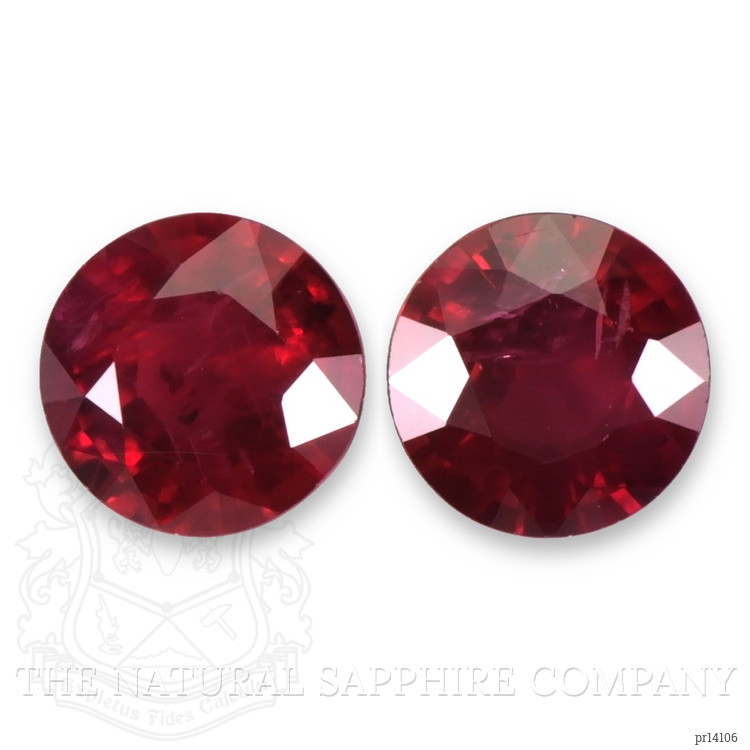 2.13 Ct.Tw. Ruby Pair from Mozambique