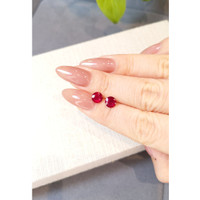 2.13&nbsp;Ct.Tw.Total Carat Weight Ruby Pair from Mozambique Life Style