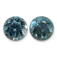 1.40&nbsp;Ct.Tw.Total Carat Weight Bluish Green Sapphire Pair from Montana Video