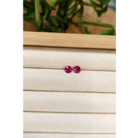 1.12 Ct.Tw.Total Carat Weight Pinkish Red Ruby Pair from Mozambique Life Style
