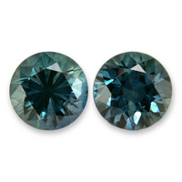 2.16&nbsp;Ct.Tw.Total Carat Weight Bluish Green Sapphire Pair from Montana Video