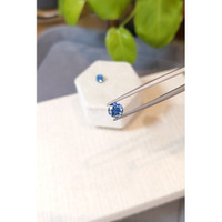 2.03 Ct.Tw.Total Carat Weight Greenish Blue Sapphire Pair from Montana Life Style