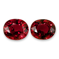 2.39 Ct.Tw.Total Carat Weight Ruby Pair from Mozambique Video