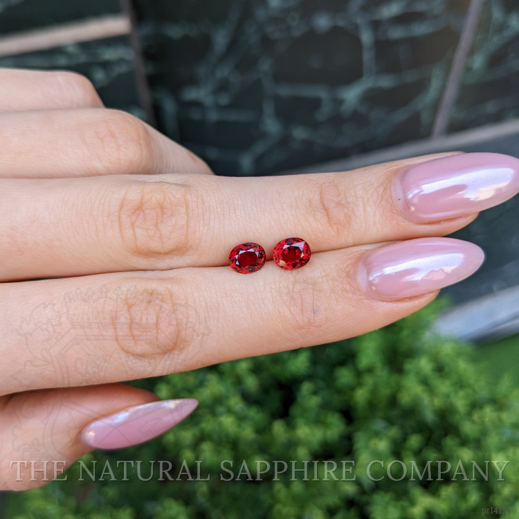 2.39 Ct.Tw. Ruby Pair from Mozambique