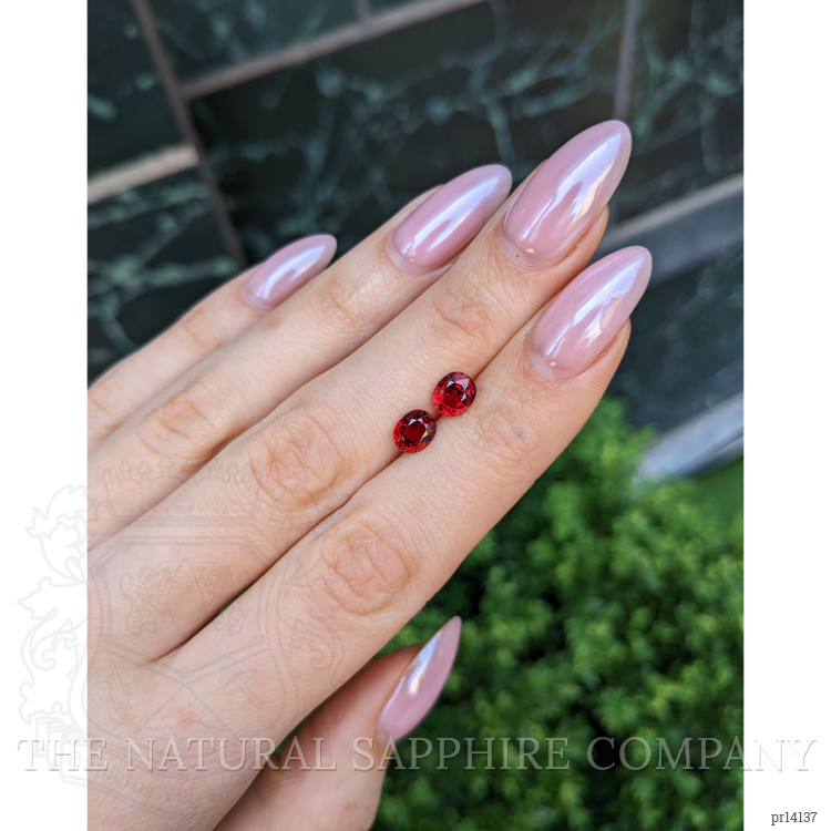 2.39 Ct.Tw. Ruby Pair from Mozambique